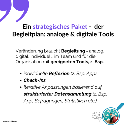 Begleitung mit analogen & digitalen Tools