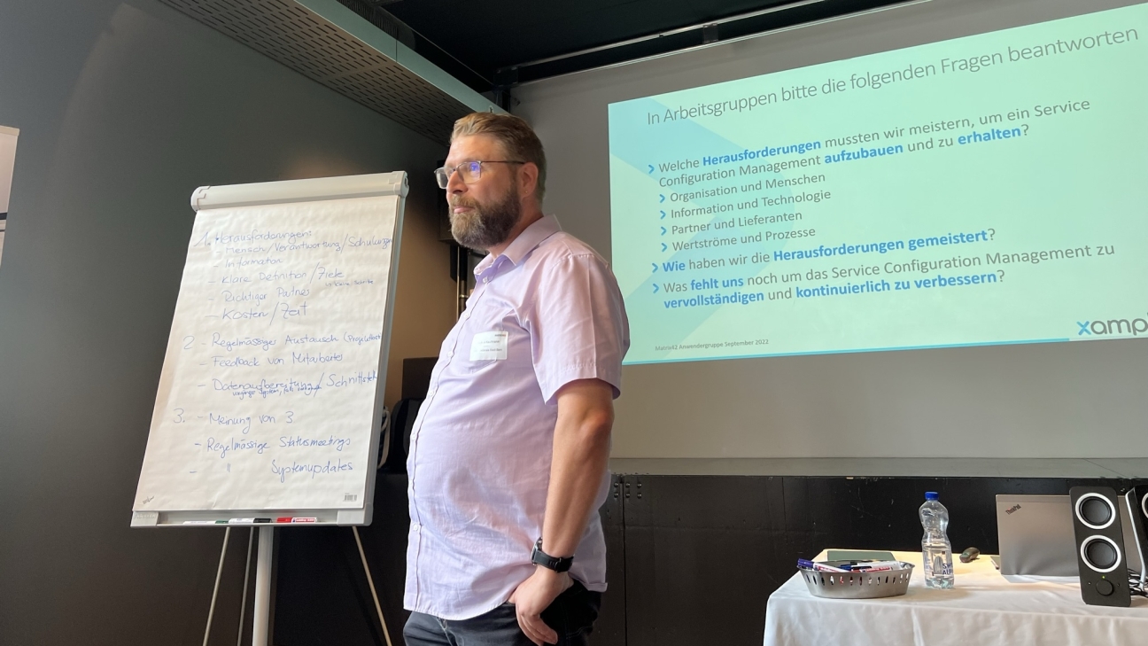 Live-Präsentationen durch Teilnehmende beim Event